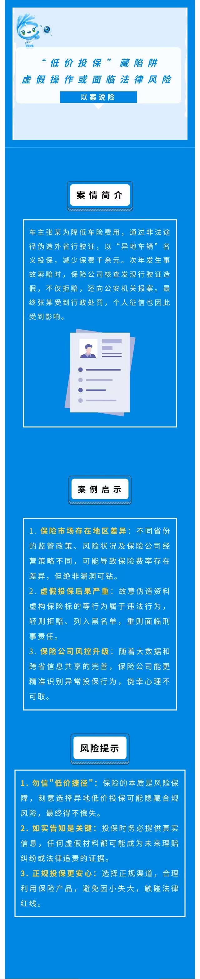 “低價投保”藏陷阱，虛假操作或面臨法律風險